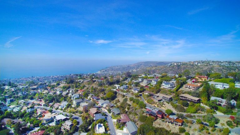 Orange county Real estate drone photography beach property