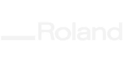 roland logo white